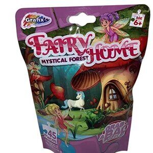 Mystical Forest Fairy Home Grab & Go Bag Puzzle 45 Pieces Unicorn & Fairy Theme